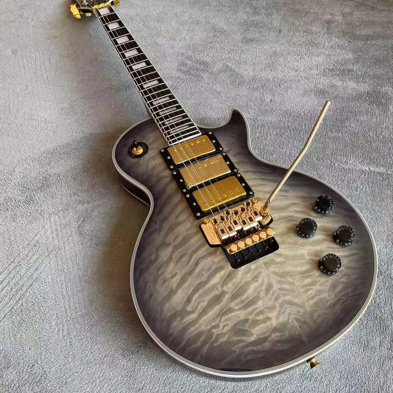 New Factory 3 Pickups Custom Electric Guitar with Floyd Rose Bridge Professional