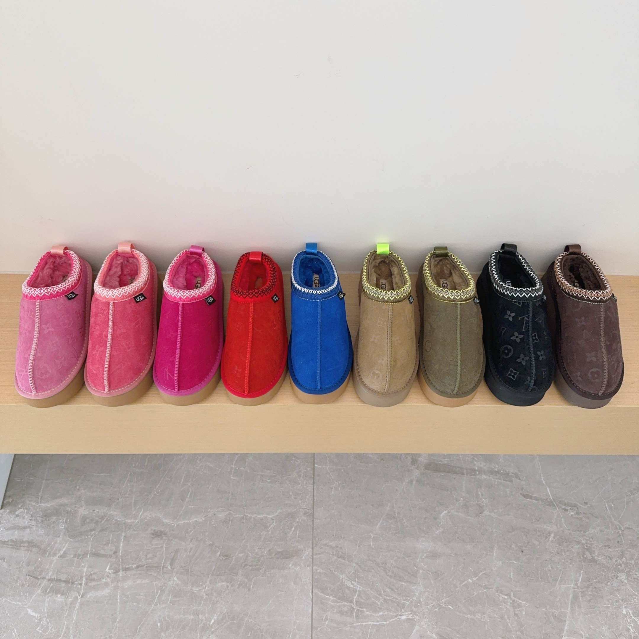 UGG Kids Collaboration Series Platform Ethnic Pattern