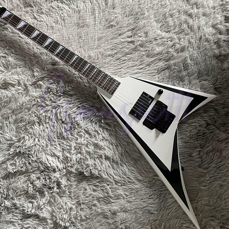 Edwards Alexi Laiho White Electric Guitar 6 String Floyd Rose Bridge