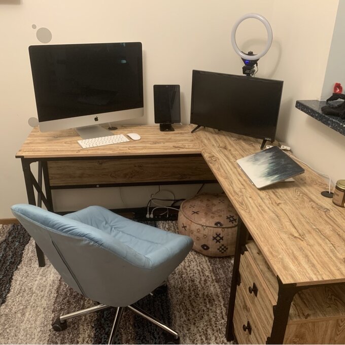 Hovey L-Shape Executive Desk