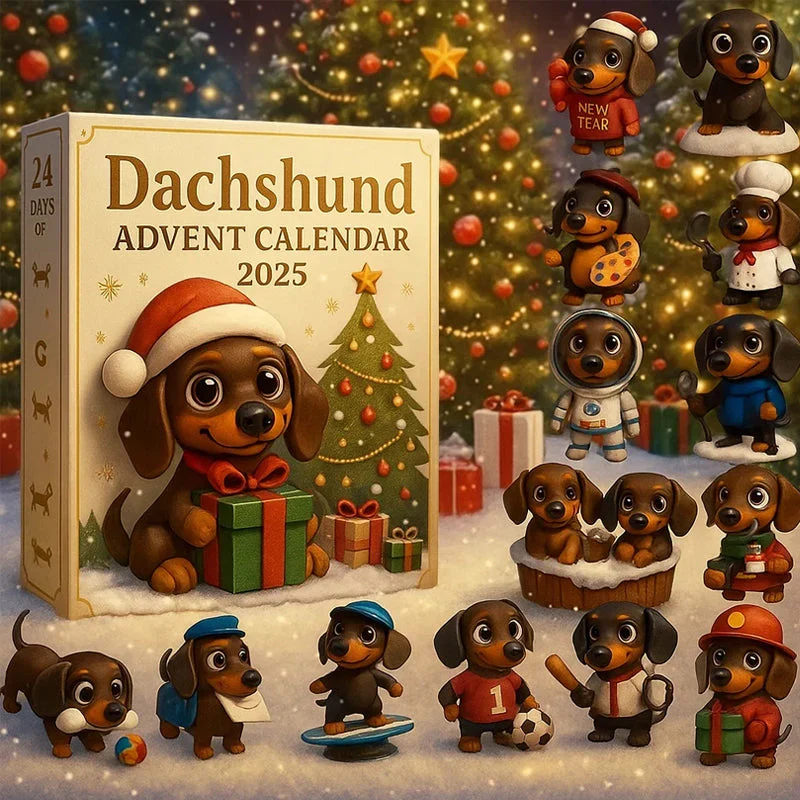 ✨60% Off The Second Item🐾 Dachshund Advent Calendar 2025