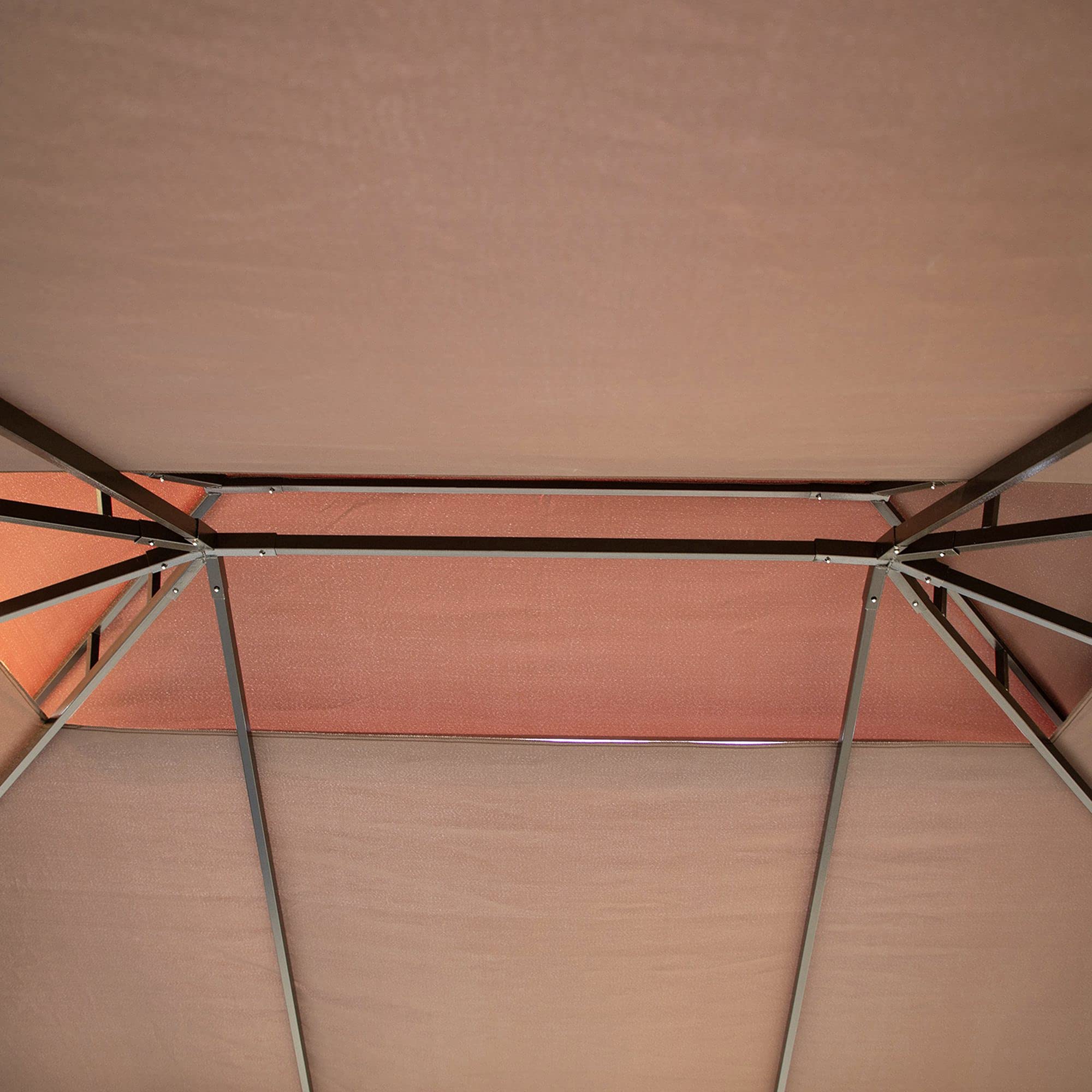 10 x 13 ft double roof aluminium frame pavilion with mesh and