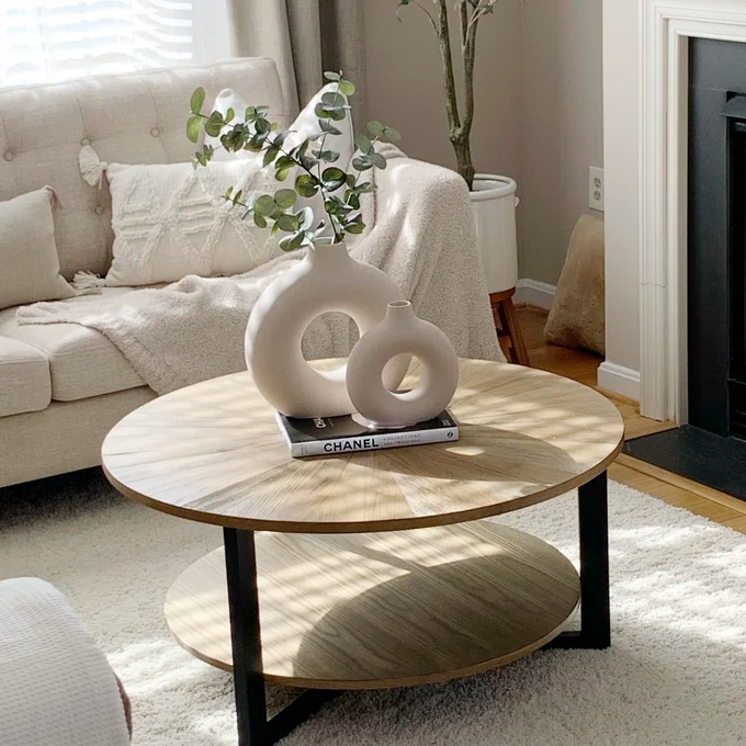 Frame Coffee Table with Storage