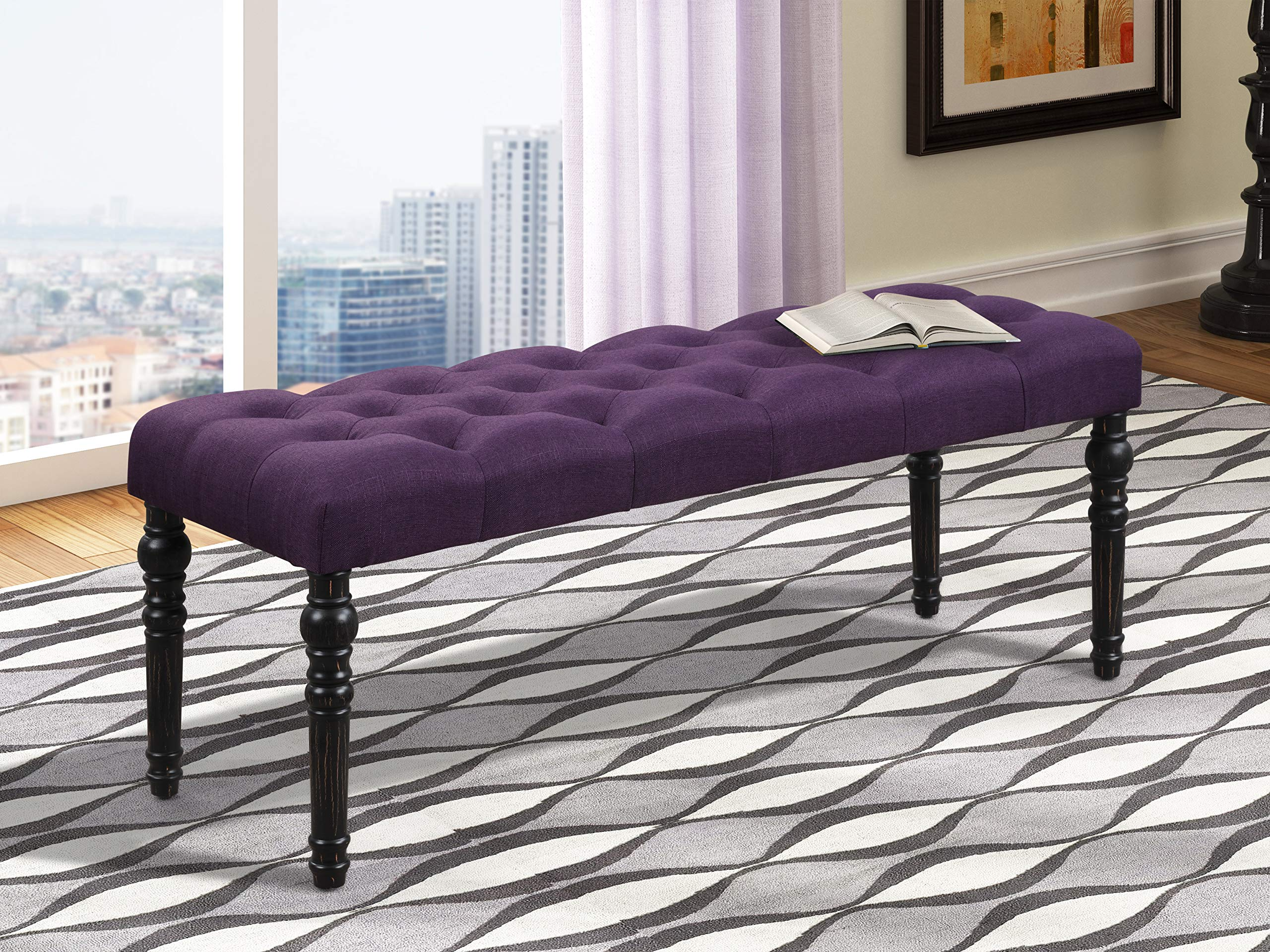 Aneta Urban Style Dark Washed Wood Dining Set: Table
