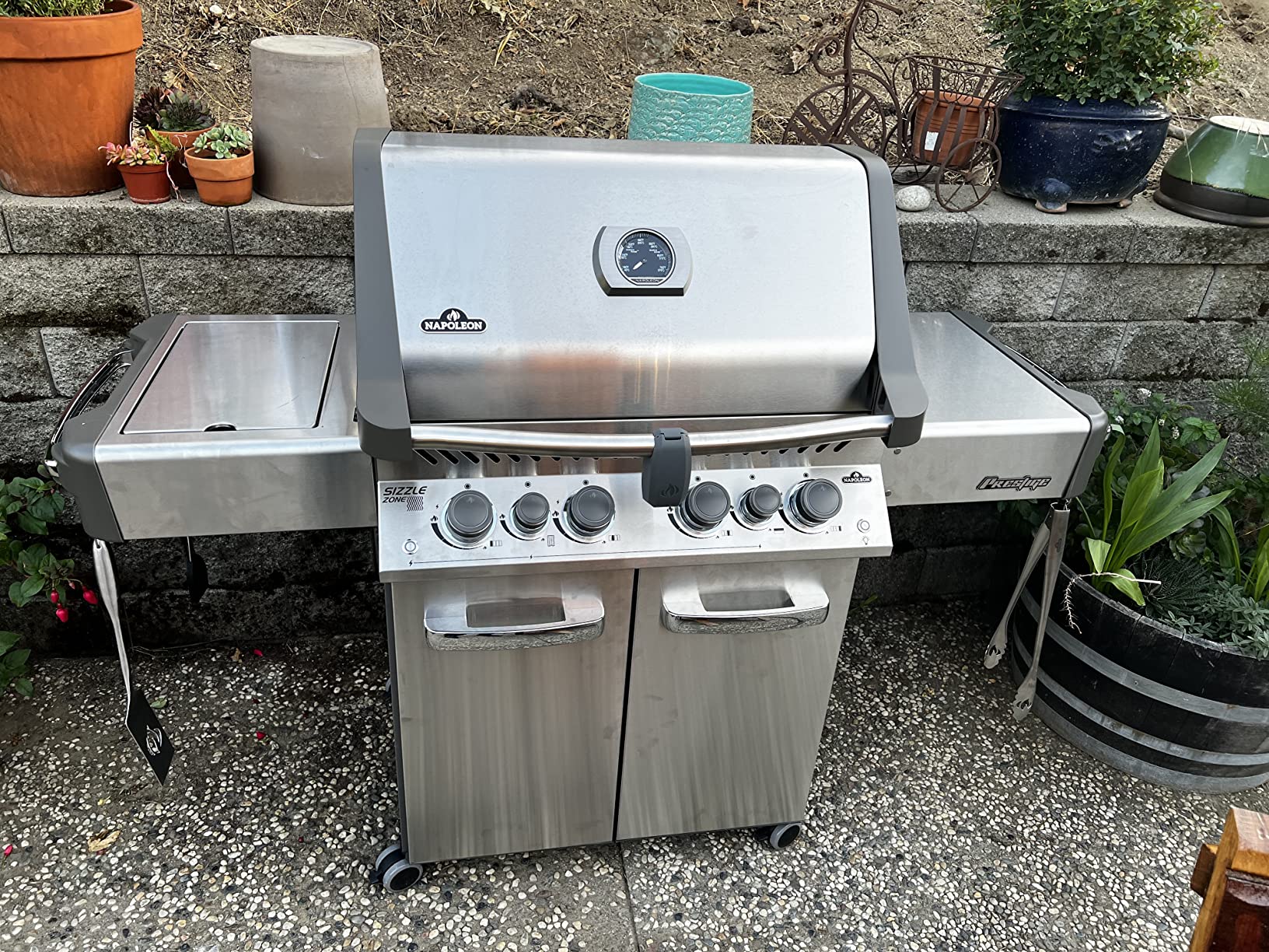 Napoleon P500RSIBPSS-3 Prestige 500 RSIB Propane Gas Grill