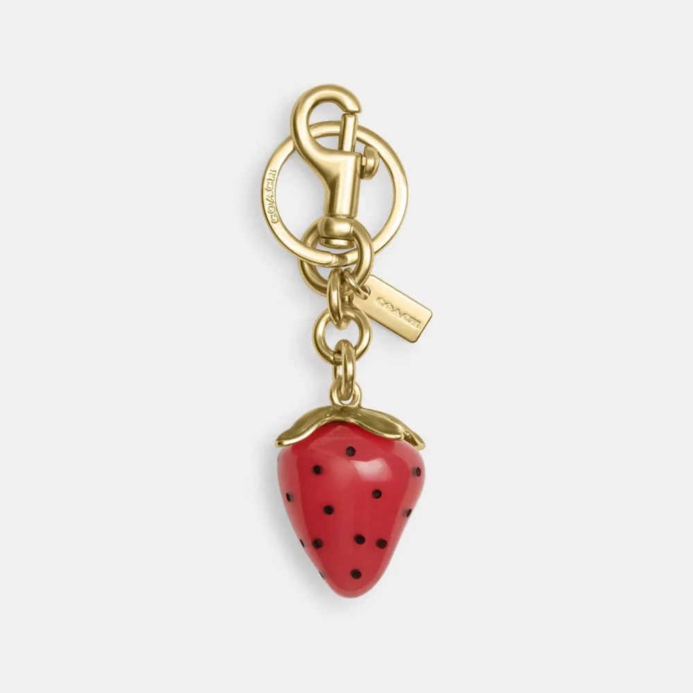 X Observed By Us Strawberry Bag Charm