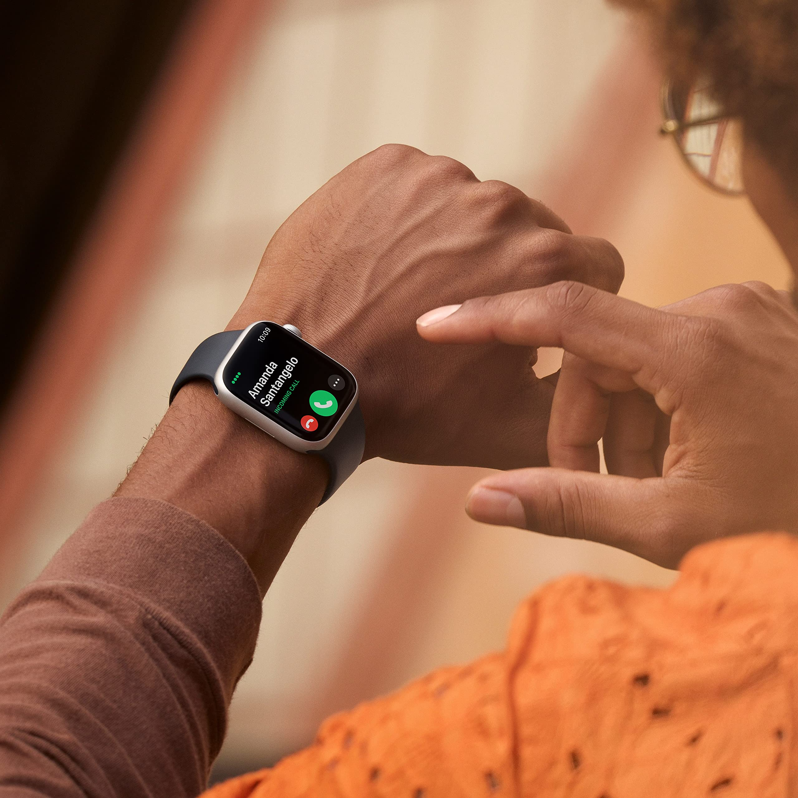 Apple Watch 8 Smart Watch w/ Midnight Case with Midnight Sport