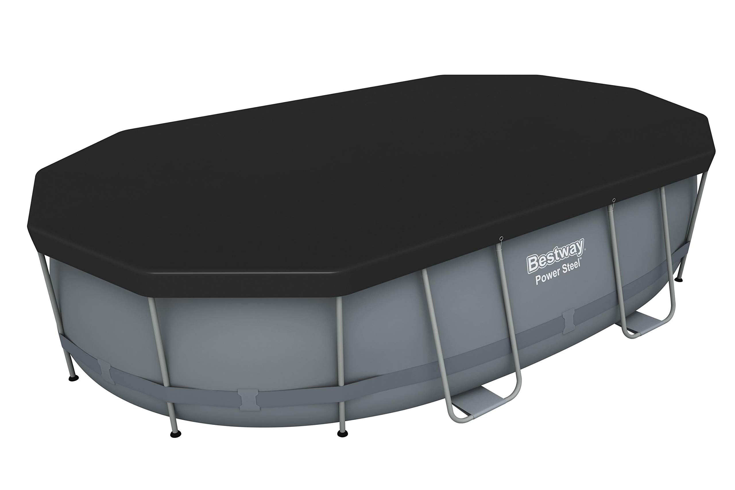 Power Steel Above Ground Pool, Grey