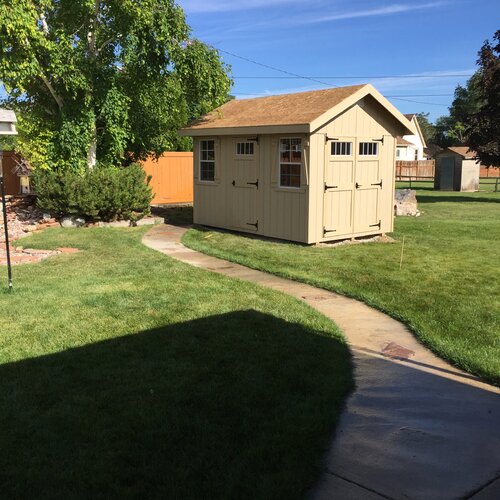 Riverside 8x12 ft Wood Storage Shed