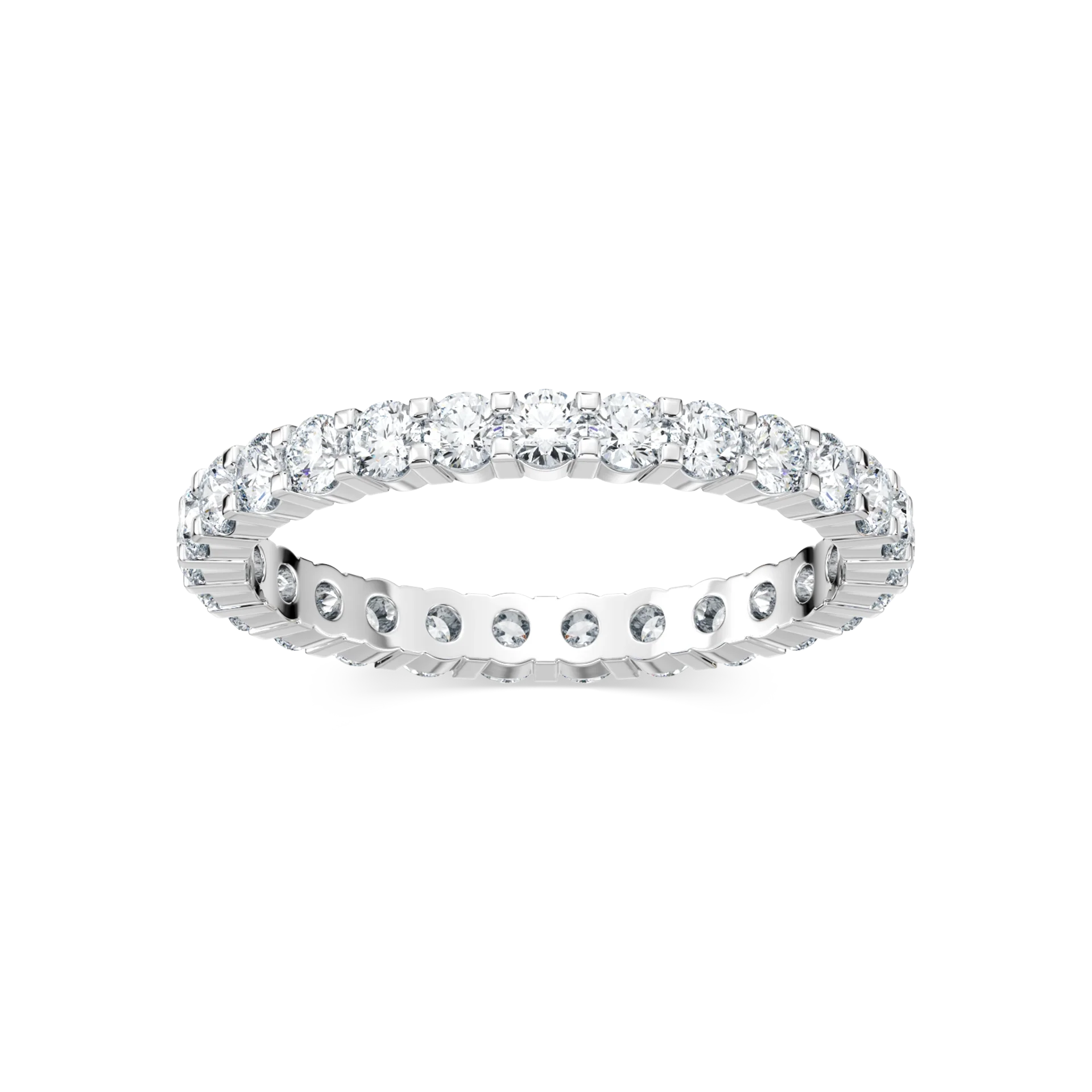 Kailaney Round Lab Grown Diamond Shared Prong Eternity Band