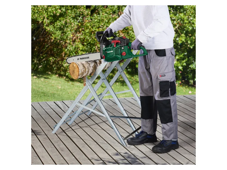 Petrol Chainsaw + Chain Sharpener