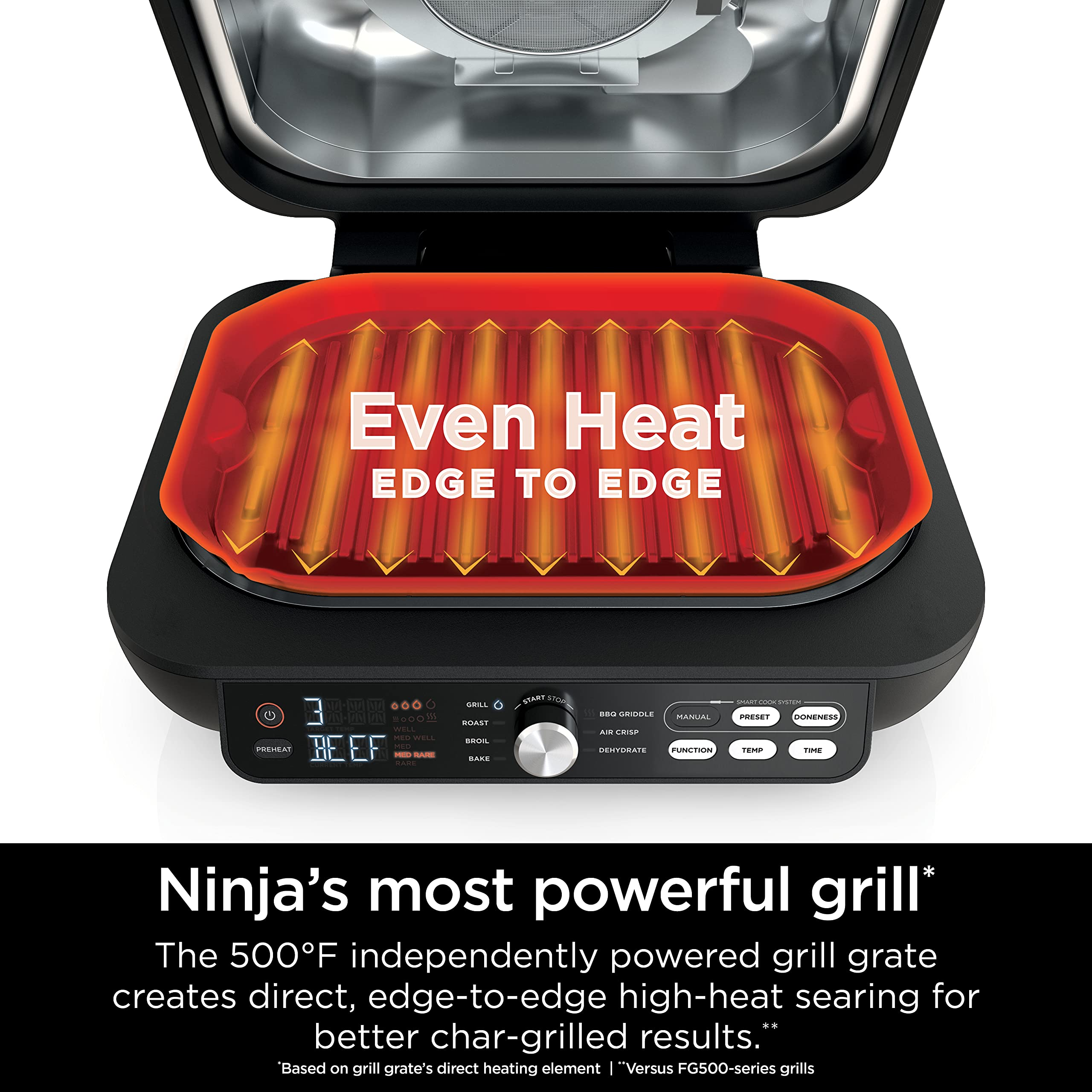 Ninja IG651 Foodi Smart XL Pro 7-in-1 Indoor Grill/Griddle Combo