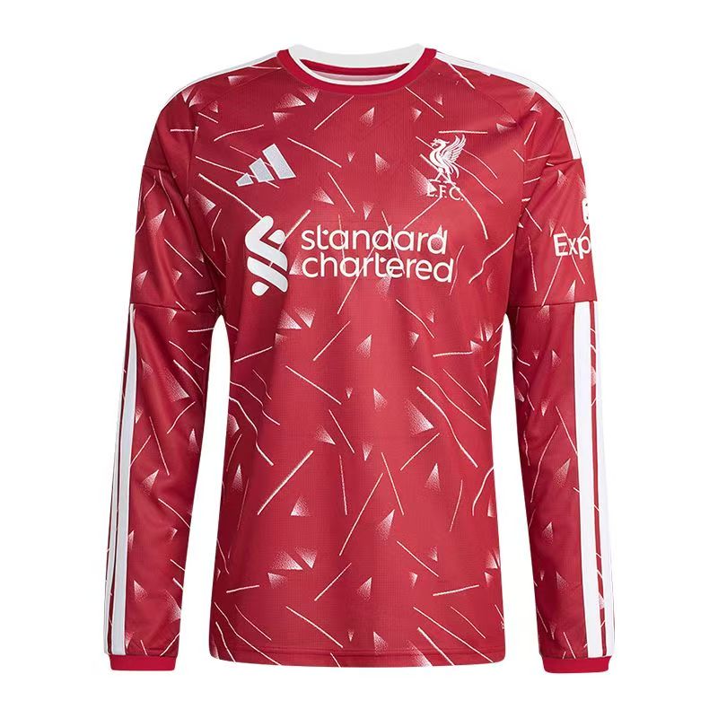 Liverpool Home Long Sleeve Jersey Fan Version 26/27