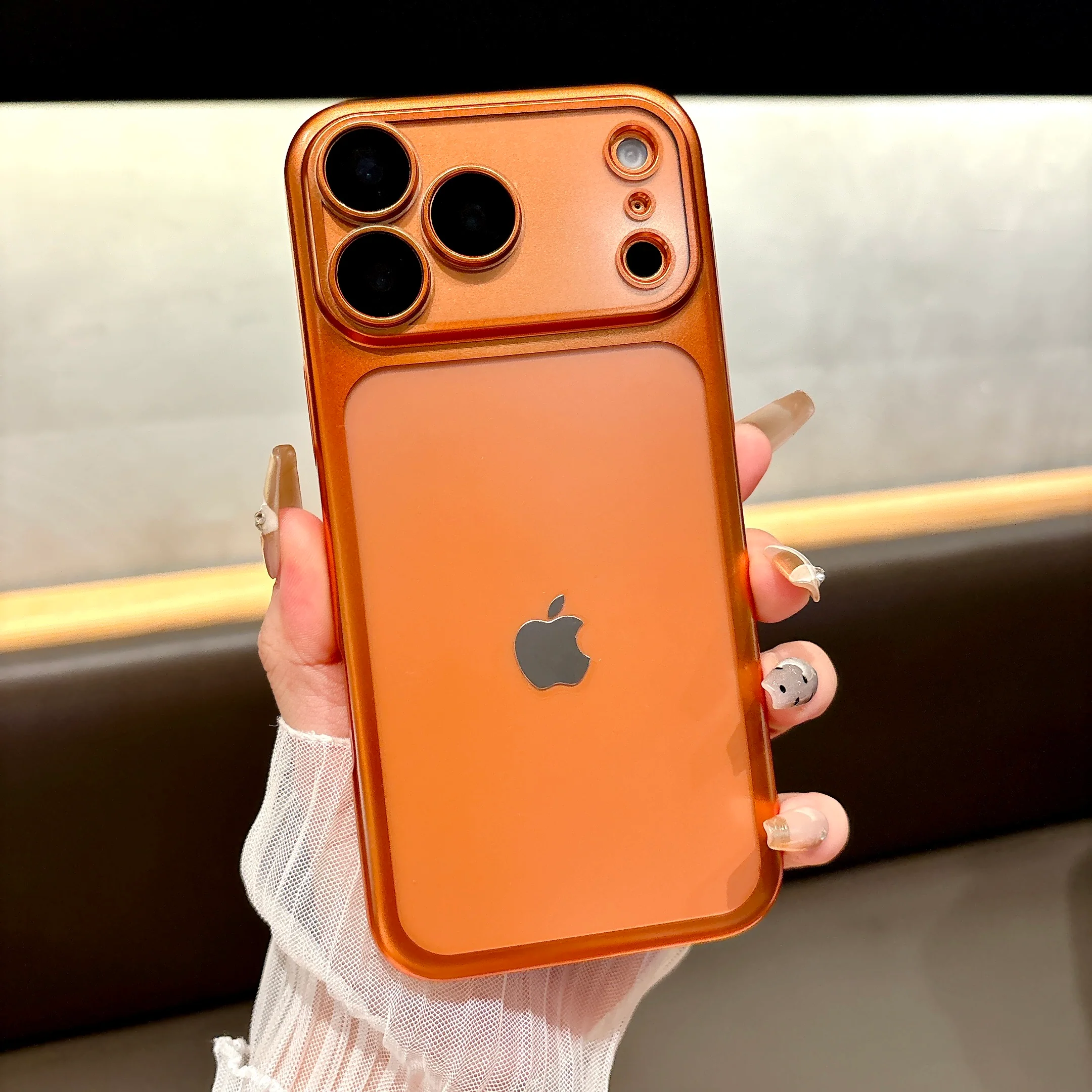 iPhone 17 Pro Max Tempered Glass Matte - back view