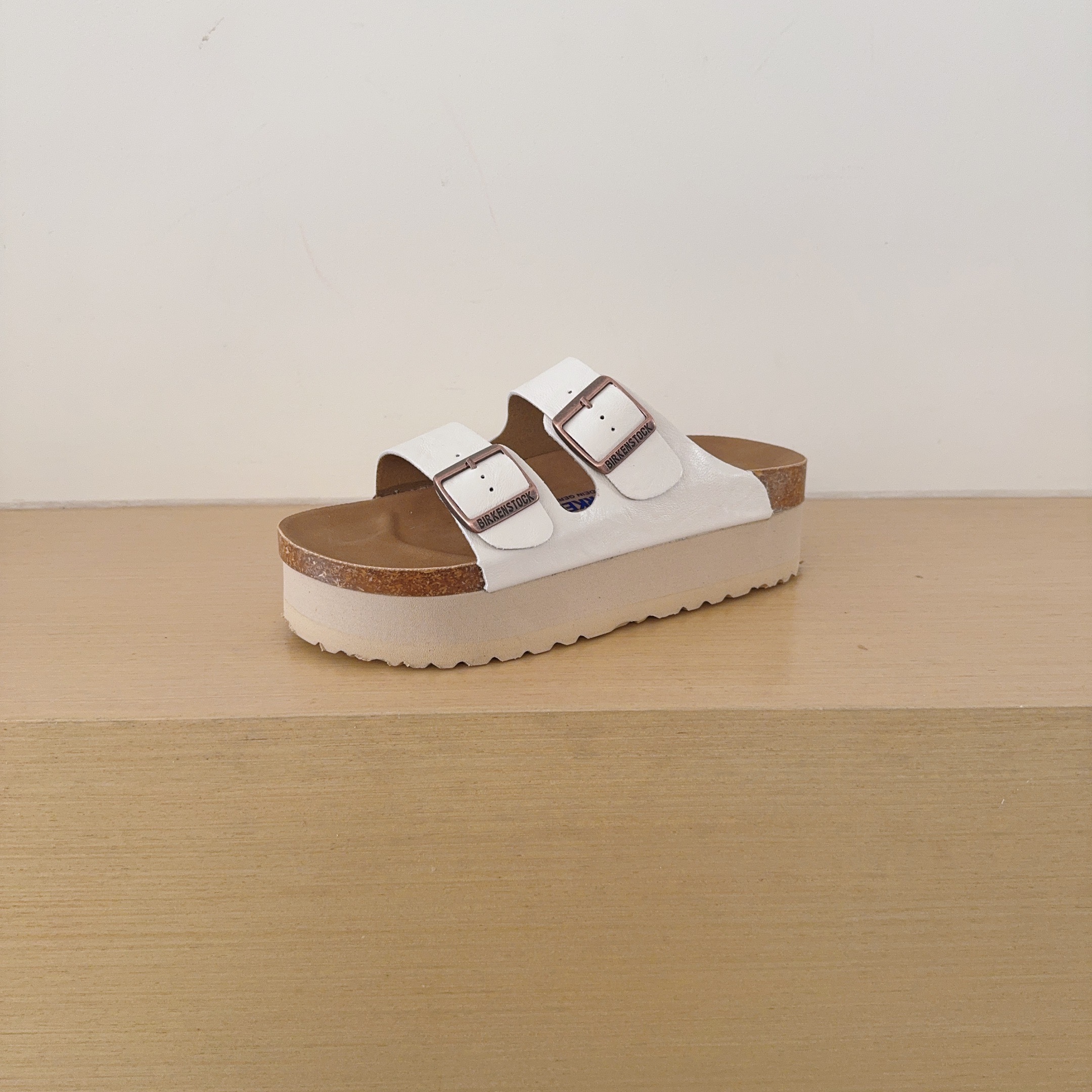 Platform 6 Cm Birken-Style Two-Strap Sandals