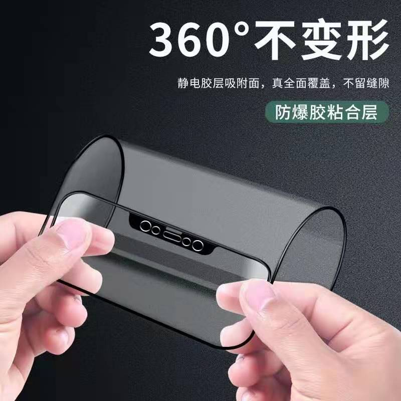iPhone 15 Pro Max Tempered Glass Full Coverage - back view