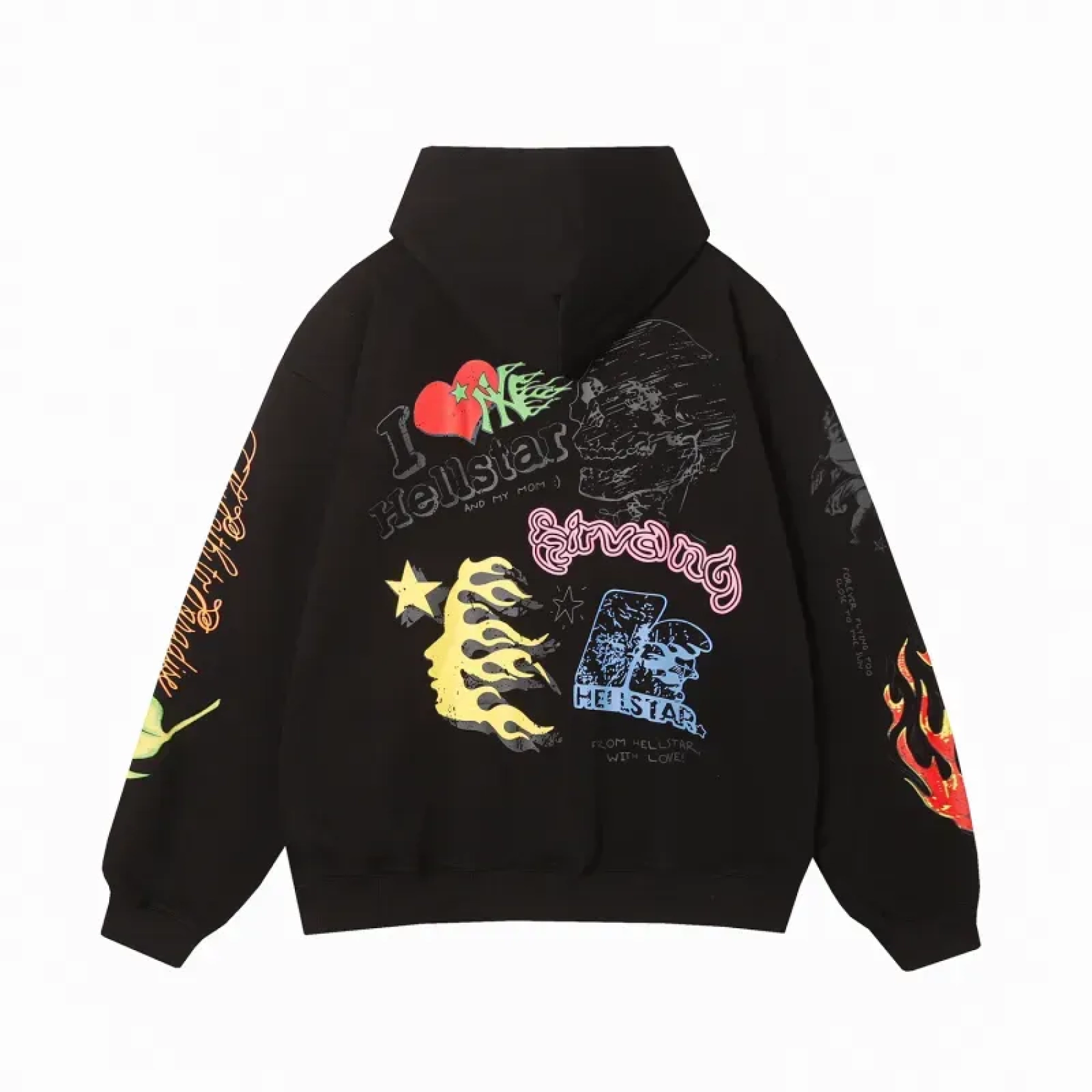 Hellstar Studio Summer Love Hoodie Black