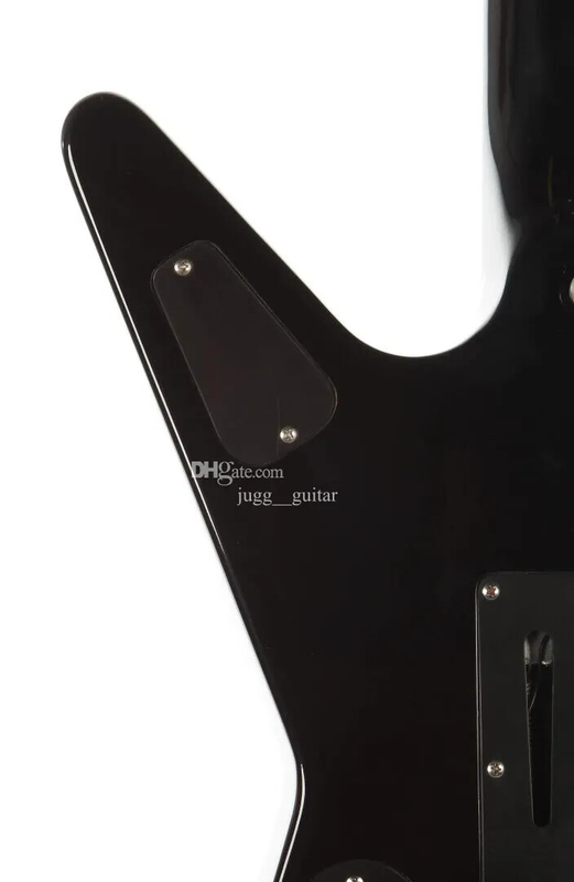 Limited Edition Translucent Black Flame Dimebag Darrell Roots Electric Guitar