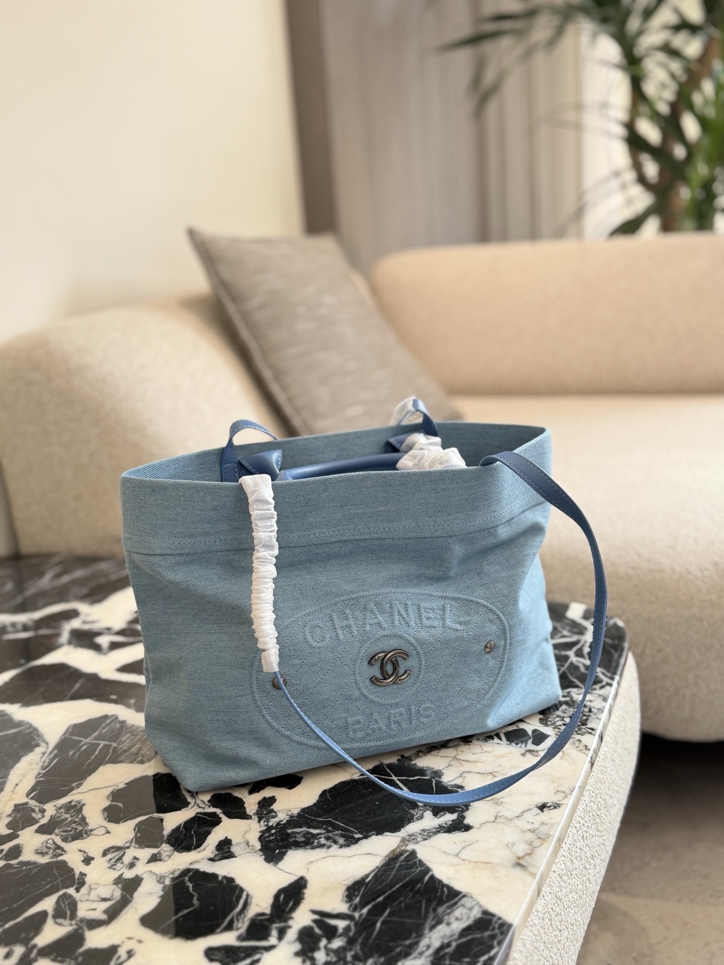 Chanel Tote Bag Denim