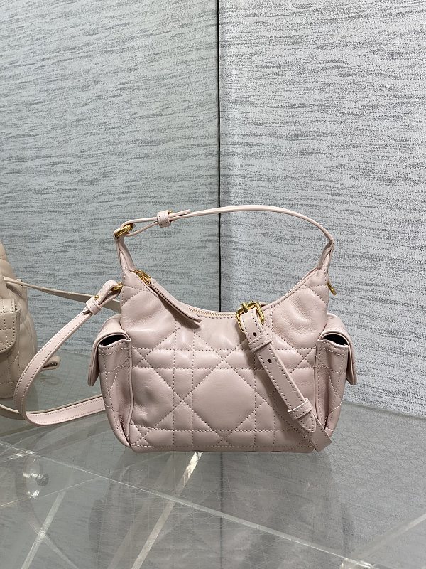 Dior Soft Drawstring Tote Bag Blush Pink