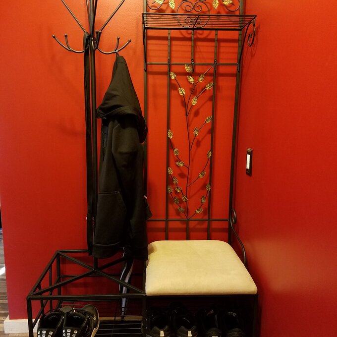 Clift 36.25'' Wide Hall Tree with Shoe Storage