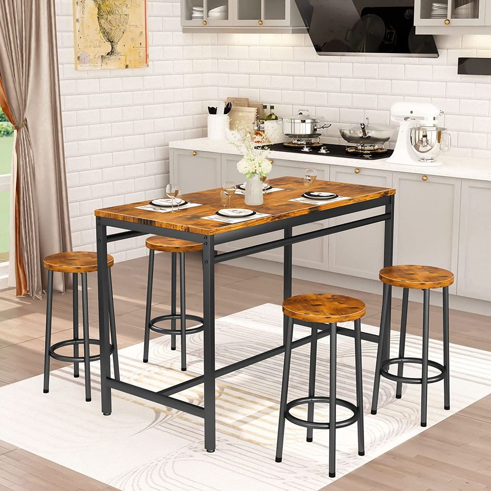 MIERES Bar Table and Chairs Set