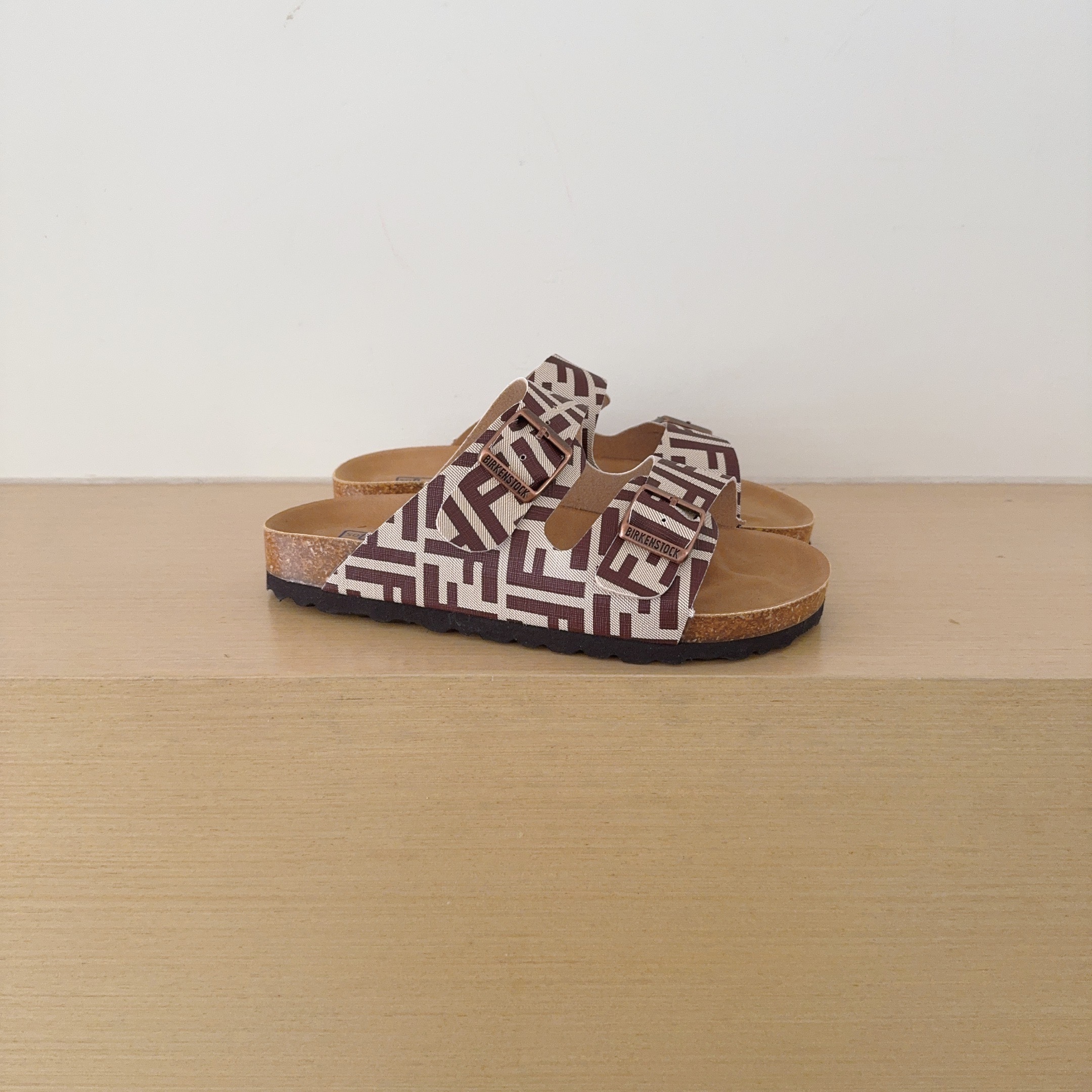 UGG Kids FF Check Birken-Style Two-Strap Sandals Adult And Kids
