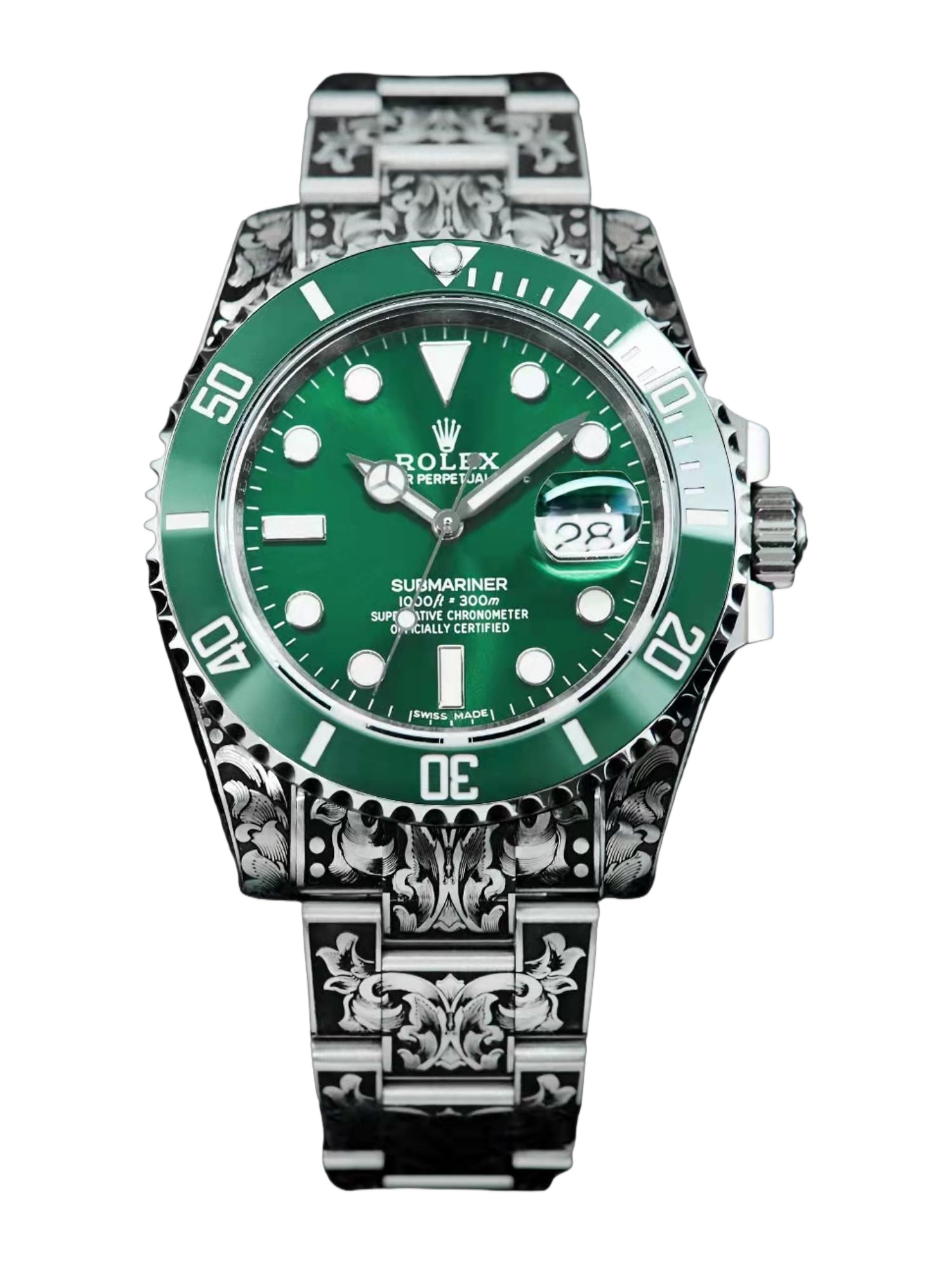 【Super Clone】Huckleberry Custom Rolex Submariner Green