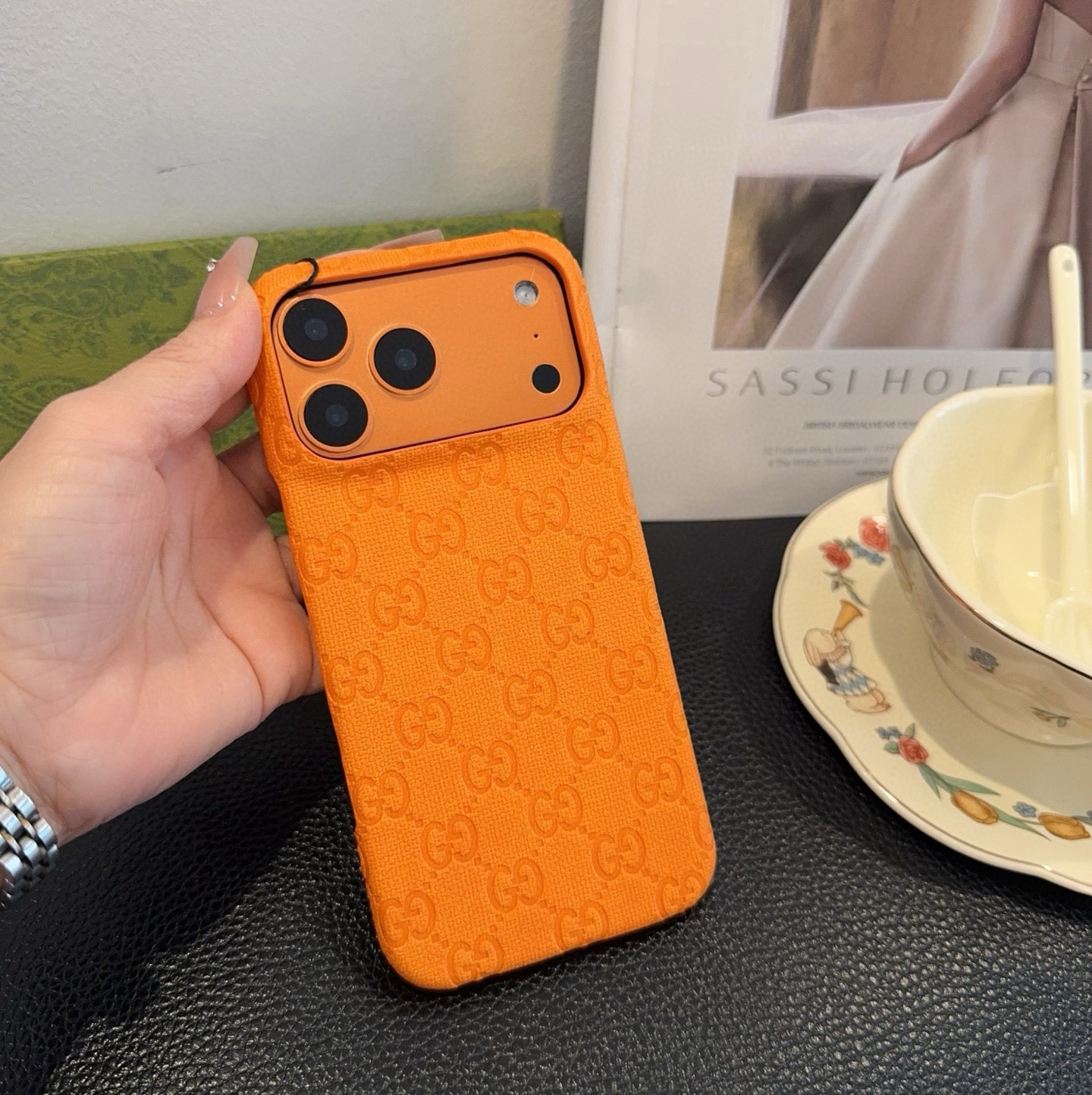 Gucci Starry Series GG Embossed iPhone Case