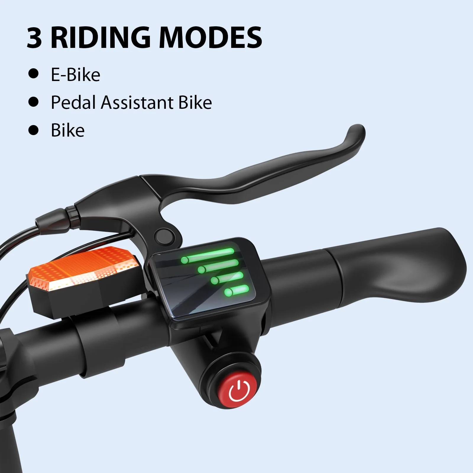Gyroor 14in Folding Electric Bike, 450W, 36V 10.5Ah