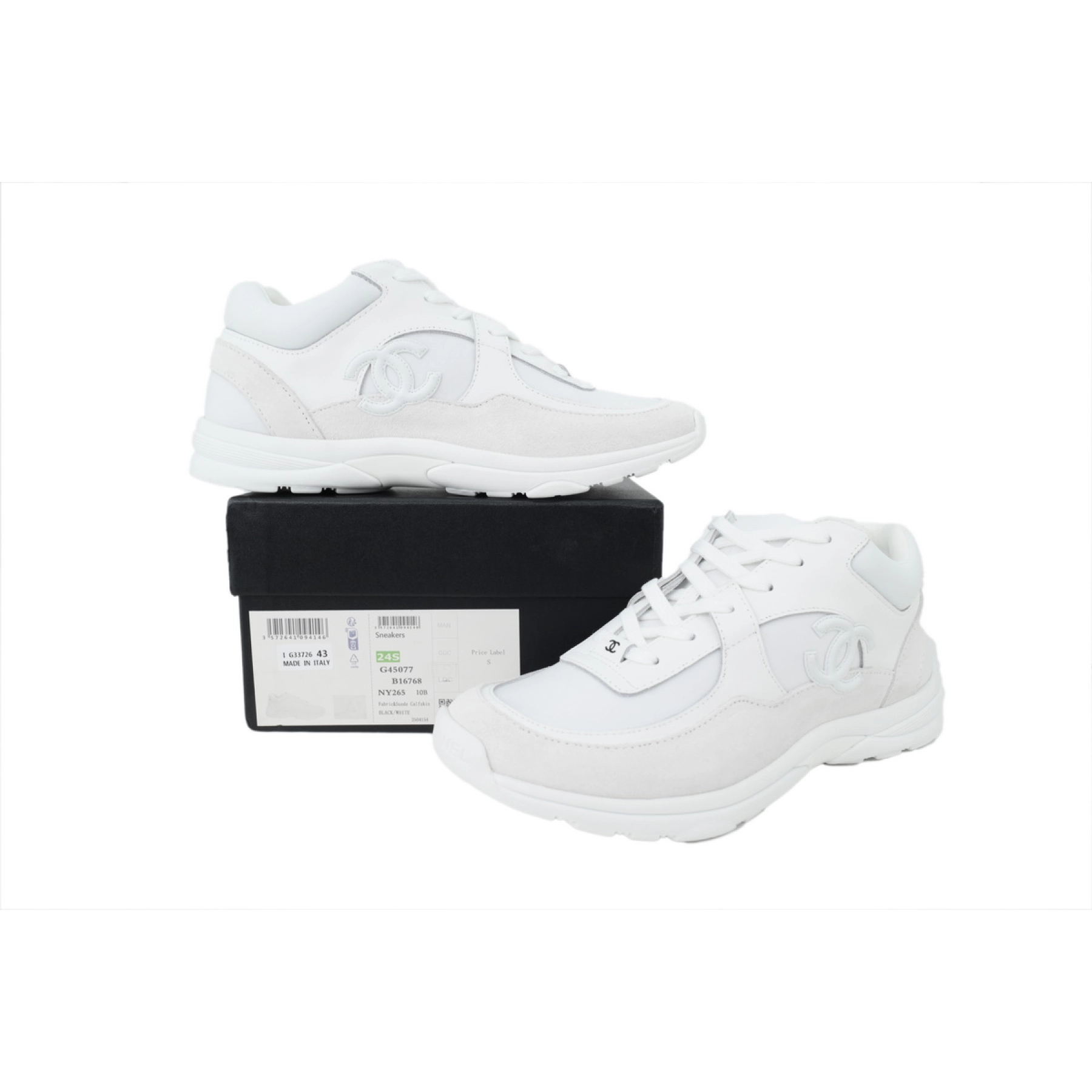 Chanel Wmns CC Logo Sneaker White