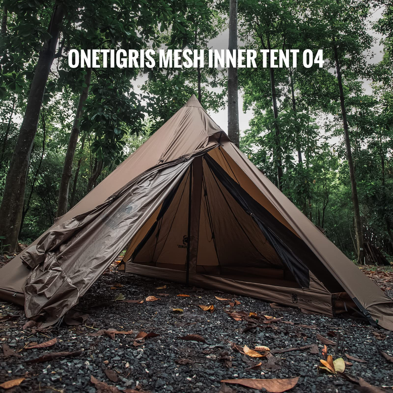 Rock Fortress Hot Tent with Stove Jack Bushcraft Shelter