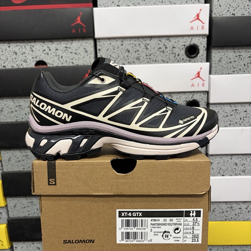 Salomon XT-6 Black Pink Sneakers