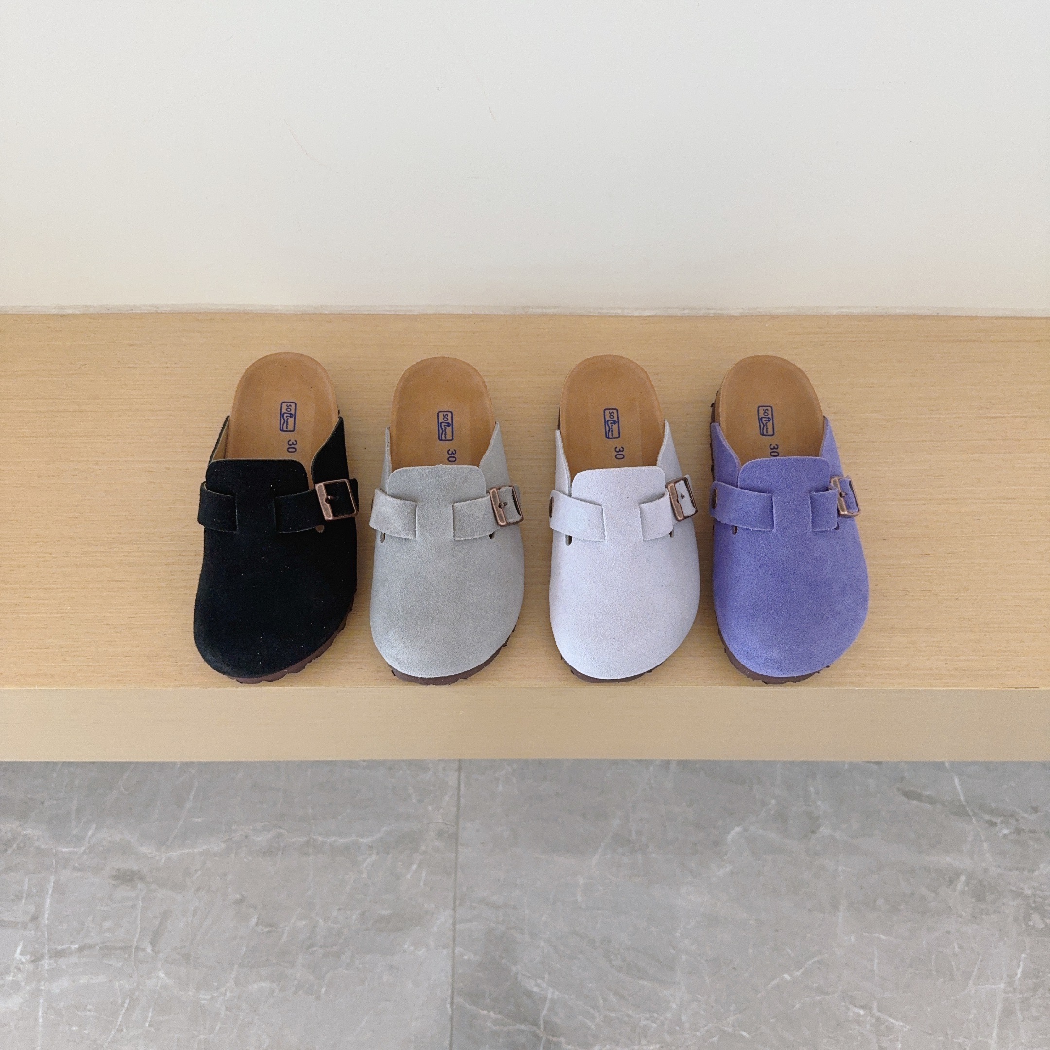 UGG Kids Birken-Style Clogs Suede Series