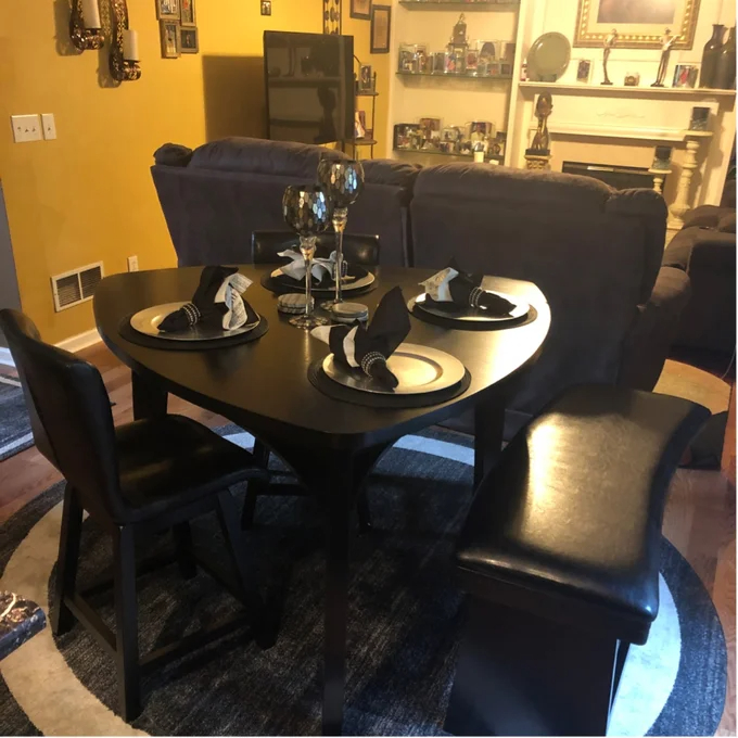 Lawrence 6 - Person Counter Height Dining Set