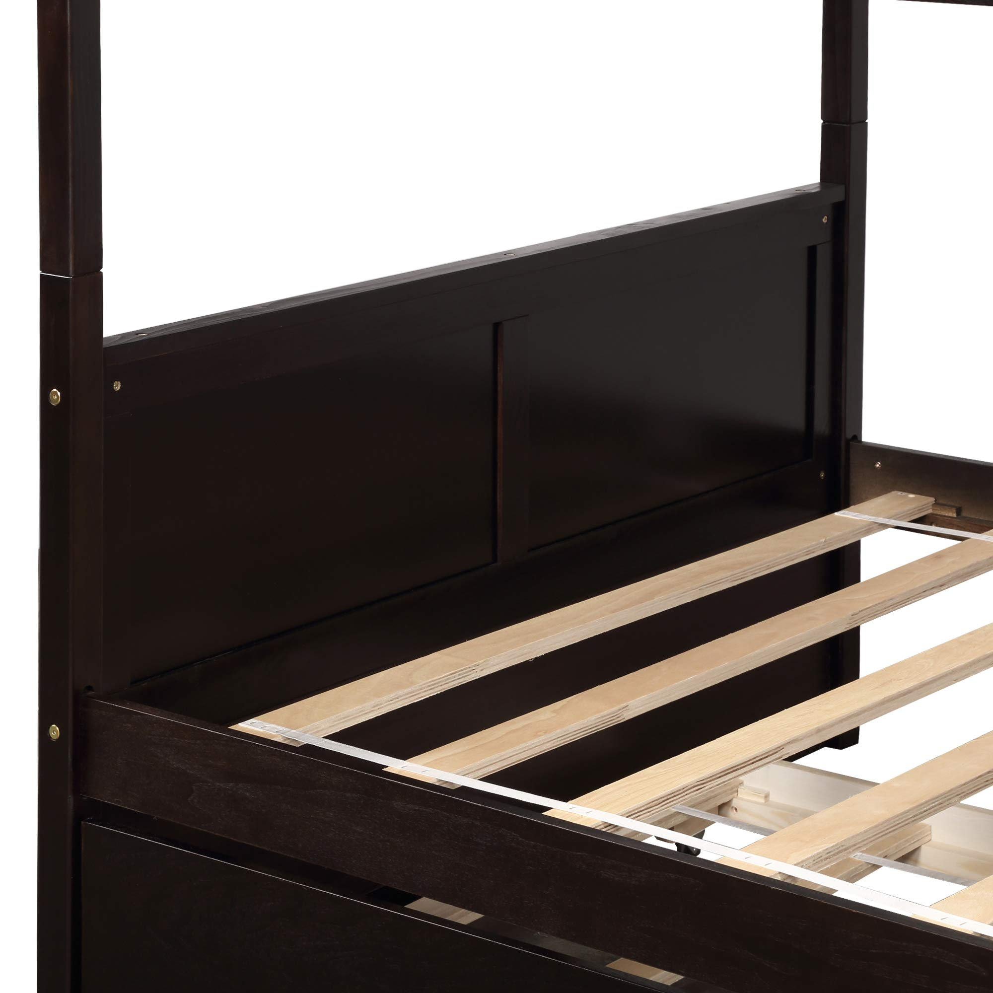 Full Over Full Bunk Bed for Kids Teens