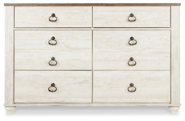 Willowton / Nanforth 6 Drawer Dresser