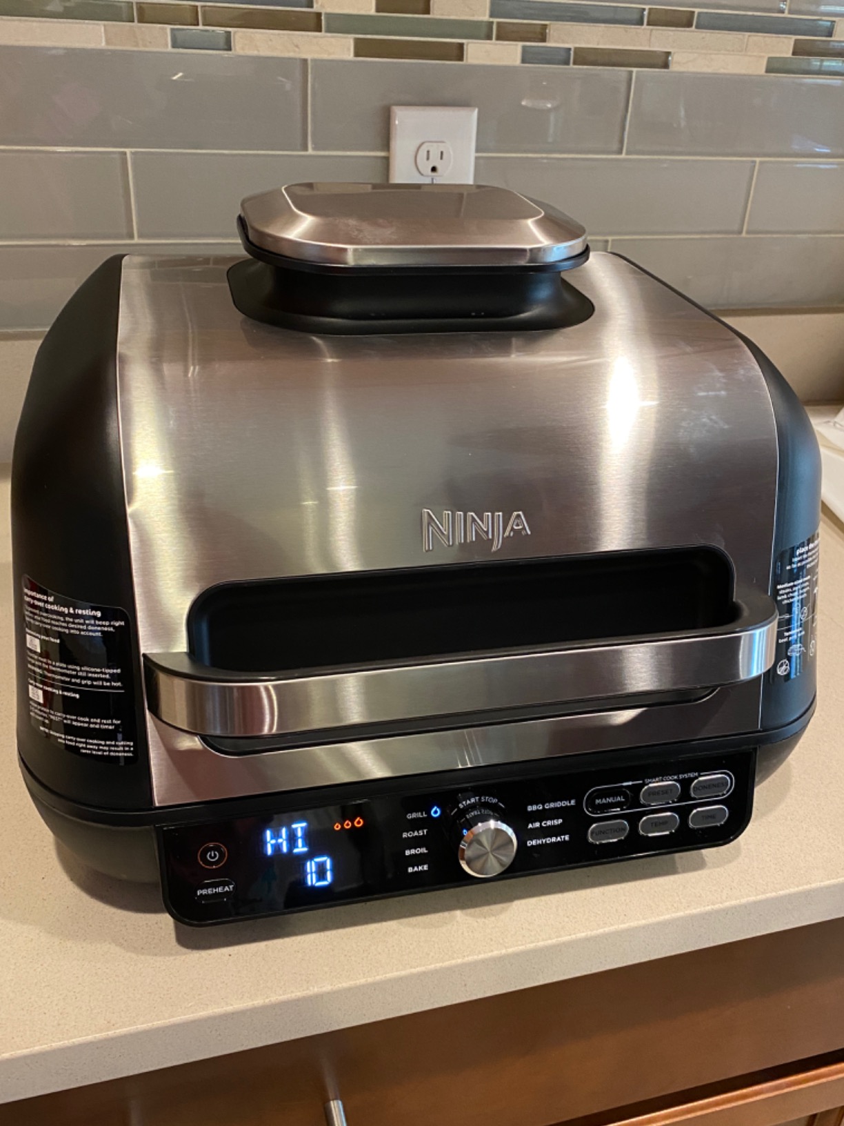 Ninja IG651 Foodi Smart XL Pro 7-in-1 Indoor Grill/Griddle Combo