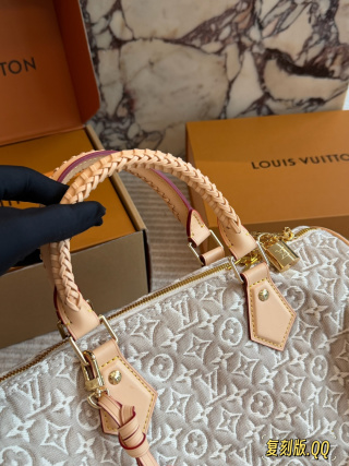 Speedy Soft 30 Monogram Jacquard Handbag
