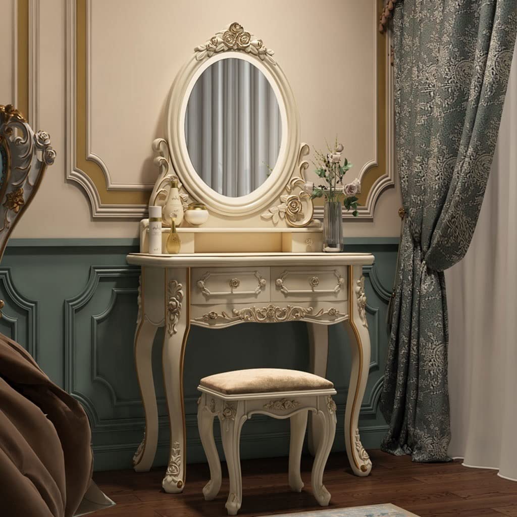 Vanity for Bedroom Dresser Set with Mirror Bedroom Makeup Table