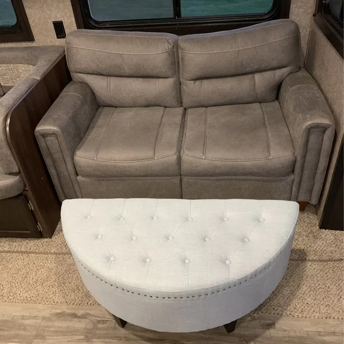 Roxann Upholstered Flip Top Storage Bench