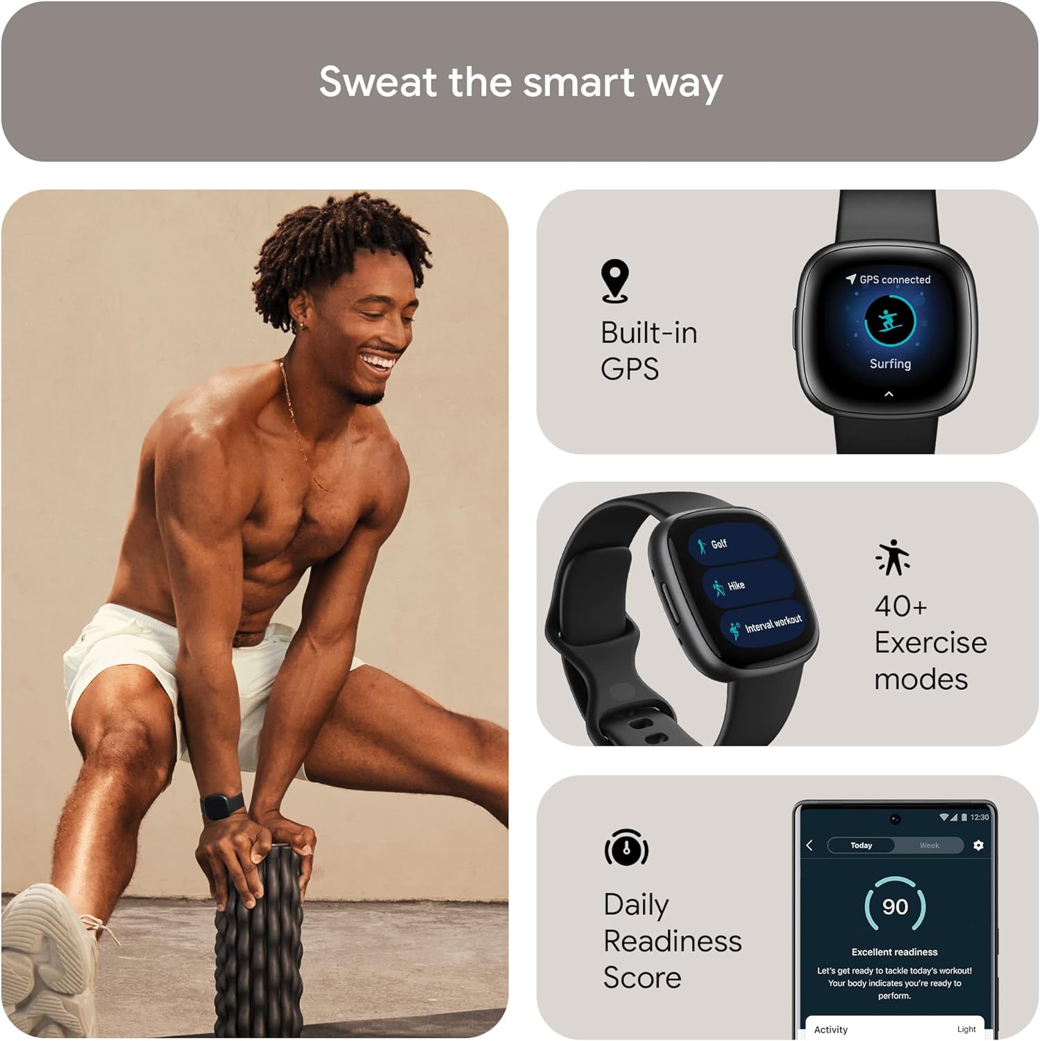 Fitbit Versa 4 Fitness Smartwatch