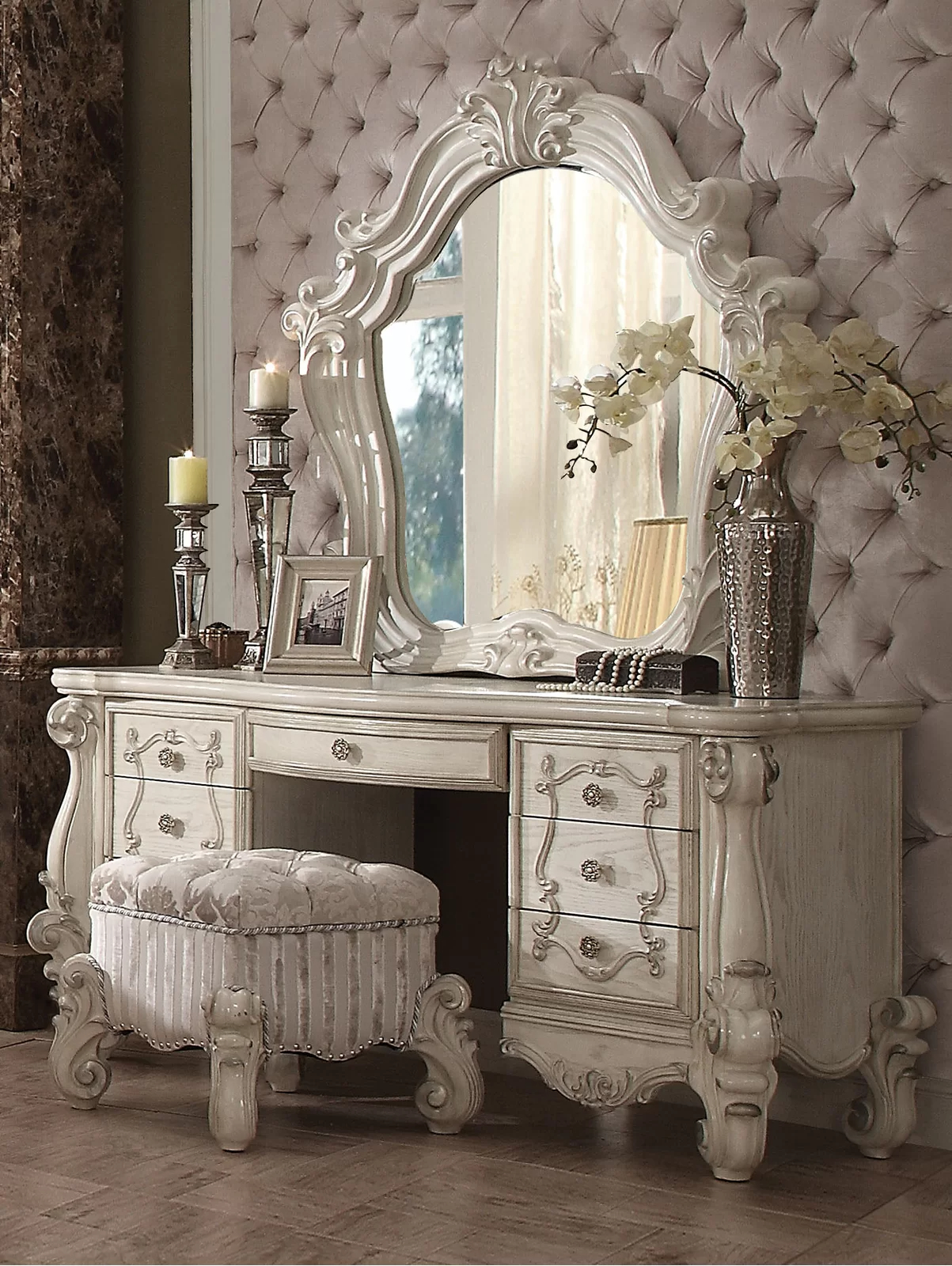 Dressing table in the bedroom