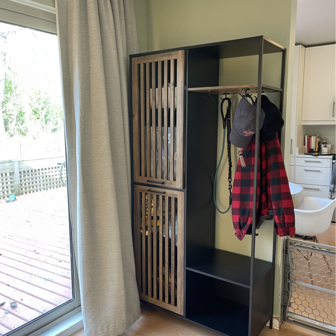 Mcquillen 36'' Wide Hall Tree with Shoe Storage