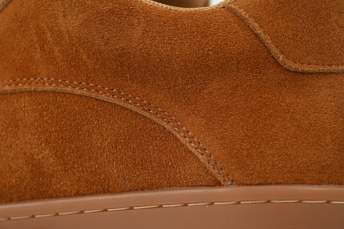 Celine Huntington Suede Sneaker Brown