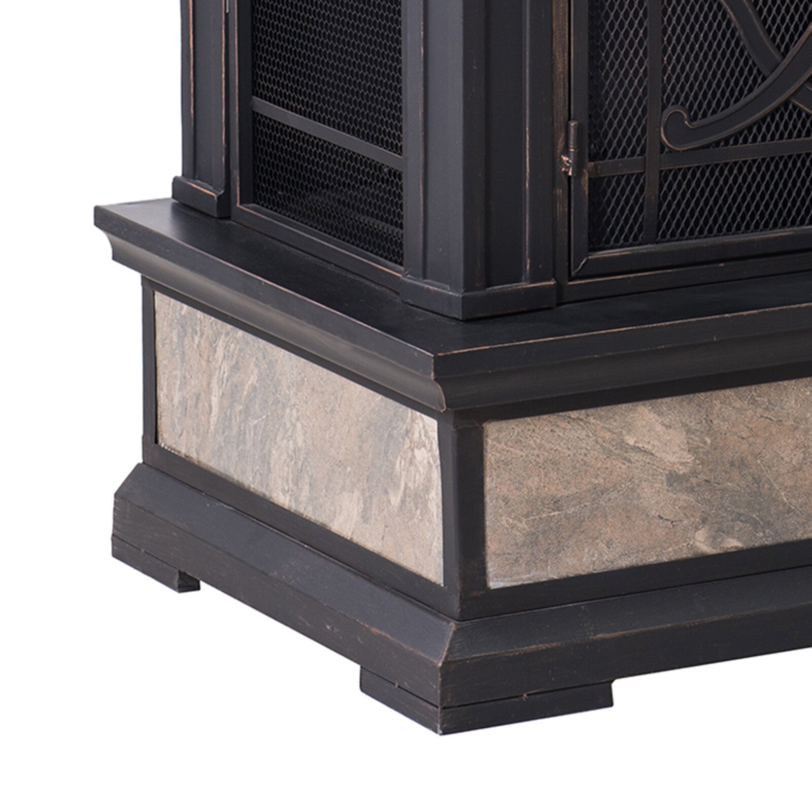 Sofie 56.7'' H Wood Burning Fireplace