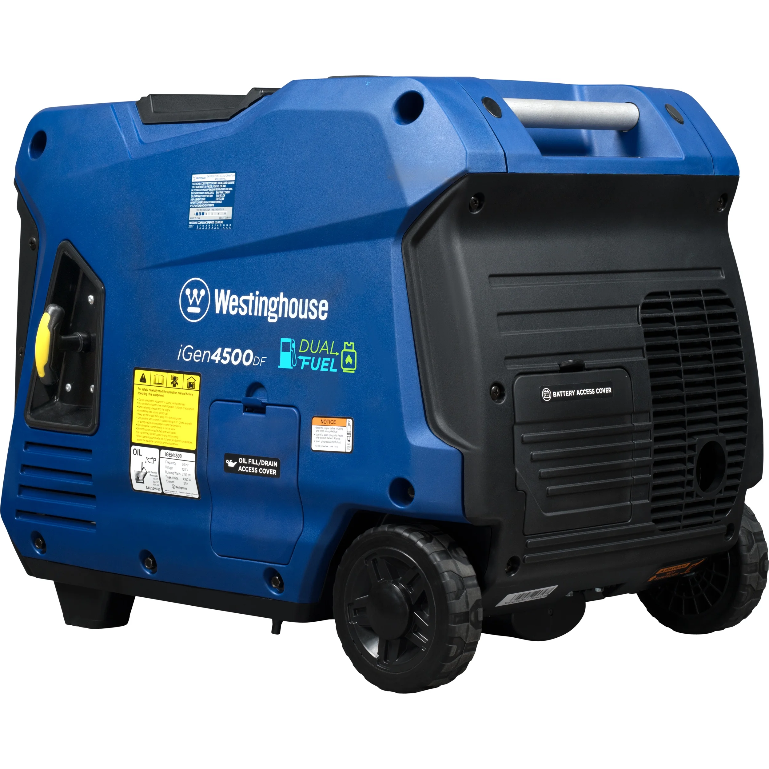 Westinghouse 4500 Peak Watt Electric Start Dual Fuel Inverter