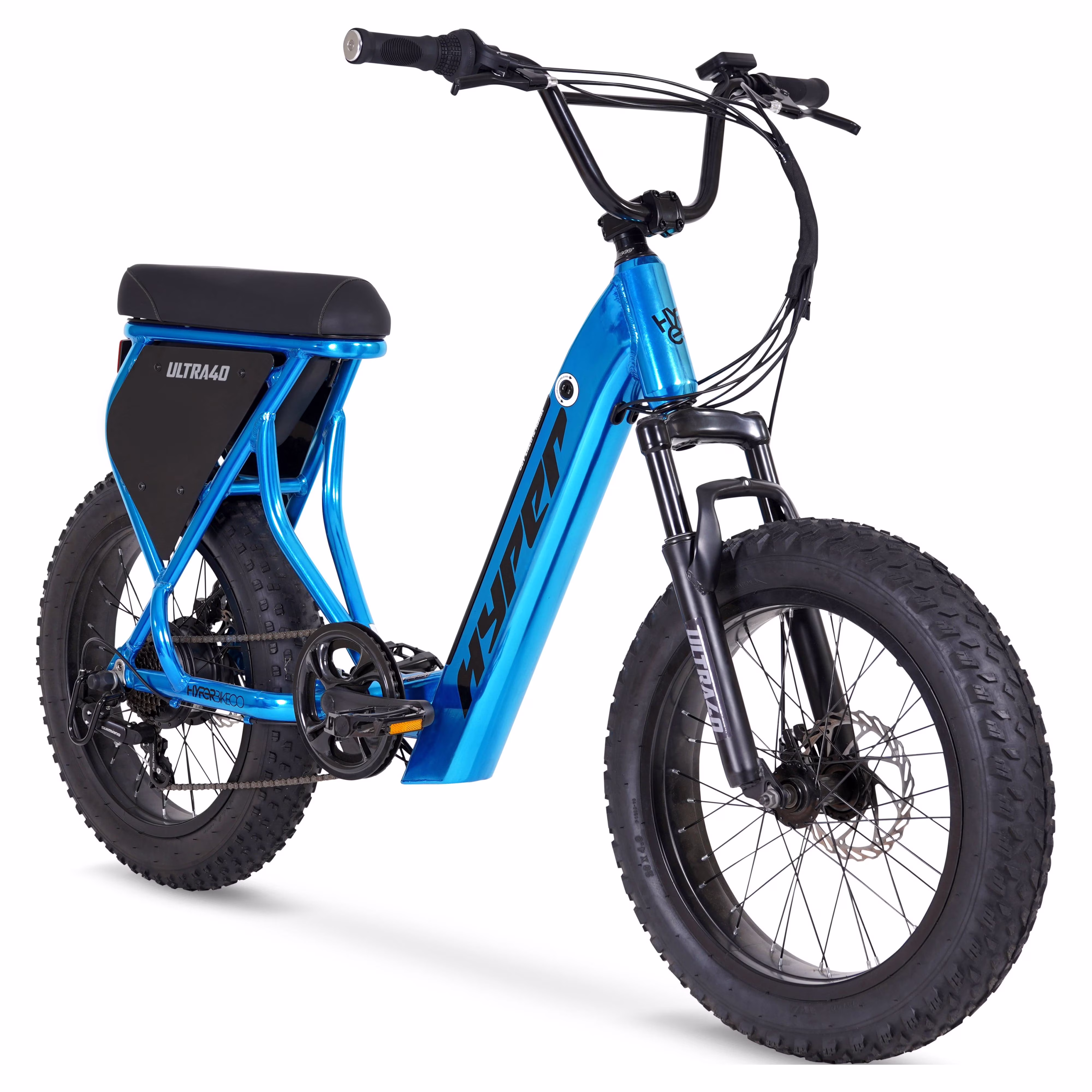 Hyper Ultra 40 20in Electric Bike, 250W, Matte Black