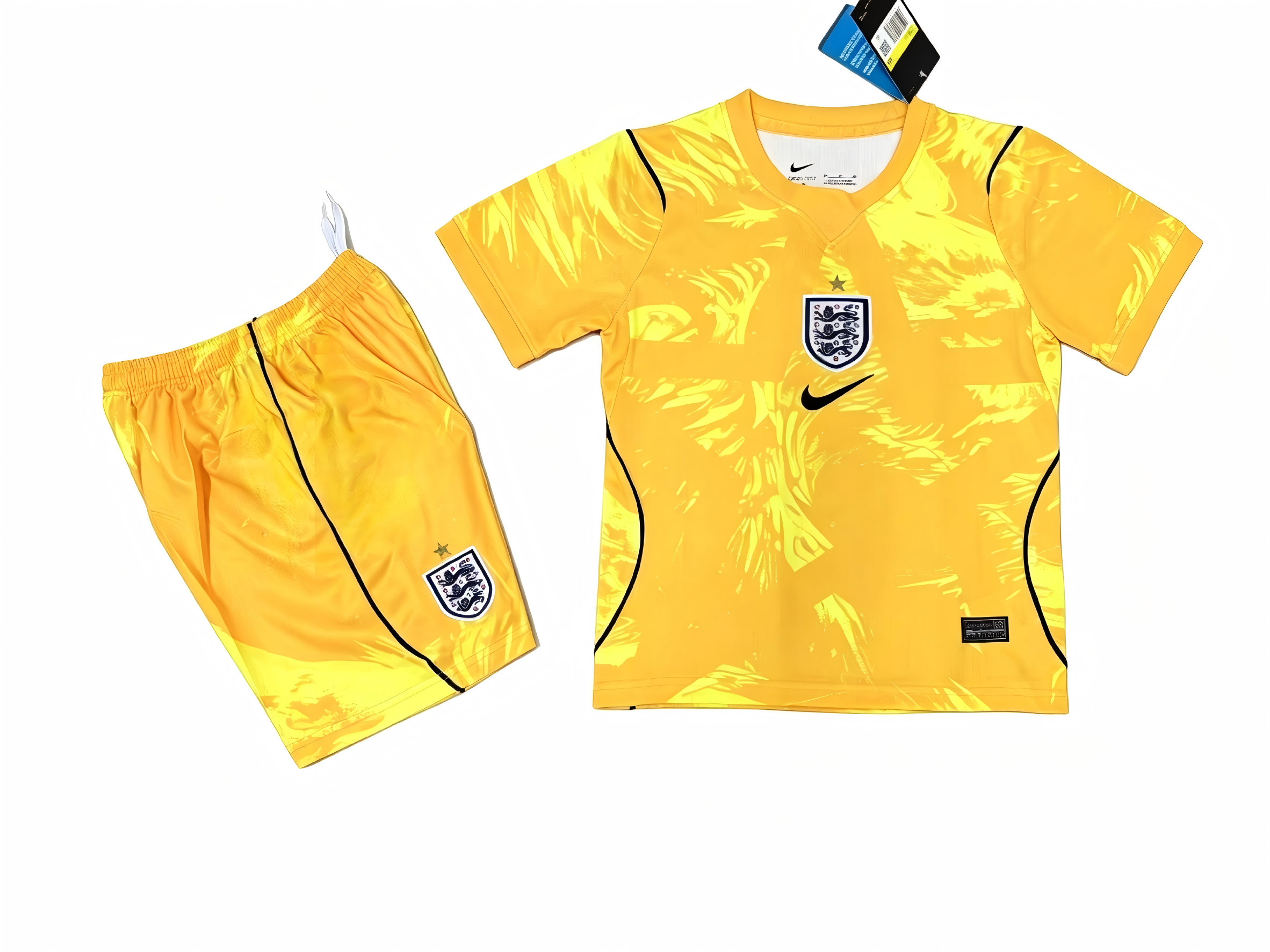 Kids England Goalkeeper Jersey Kit World Cup 2026