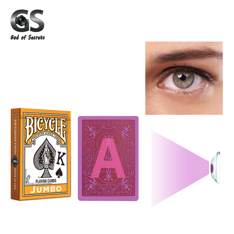 Bicycle Marked Decks Cards Classic Orange for Cheating Cards Lenses